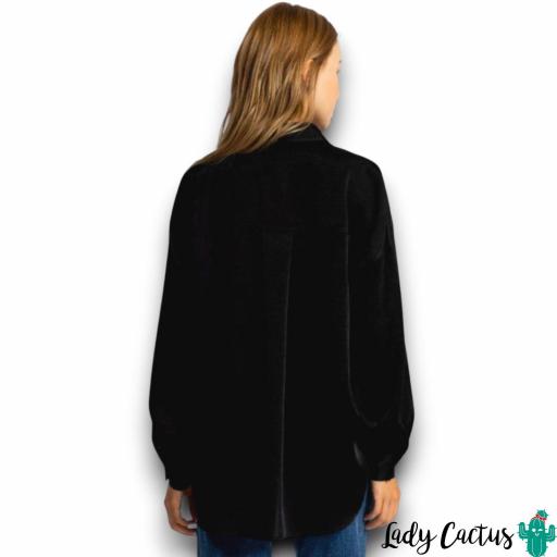 Camisa Negra Oversize de Tiffosi [1]