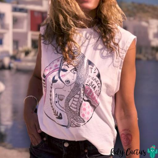 Camiseta "Te Mereces Ser Feliz" de Aire Retro [1]