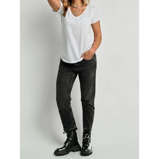 Camiseta Problemas Blanca Aire Retro [4]