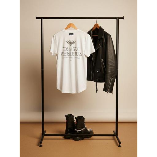Camiseta Problemas Blanca Aire Retro [3]
