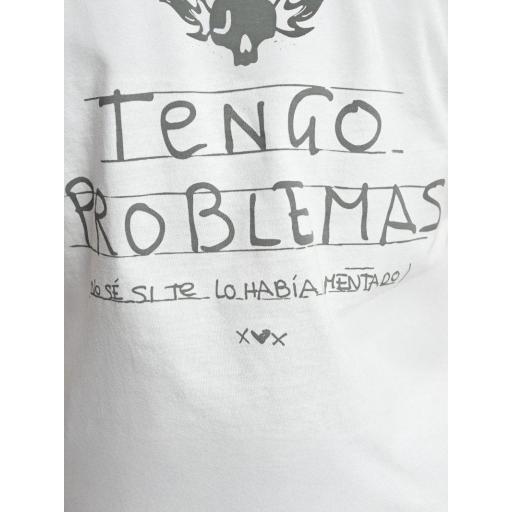 Camiseta Problemas Blanca Aire Retro [1]