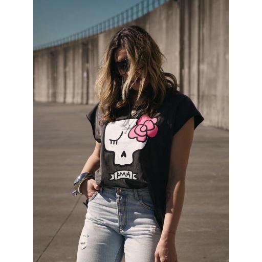 Camiseta chica "Ama" fade out [2]