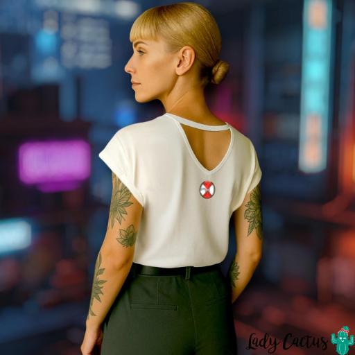Camiseta Cat Blanca de LASAL [1]