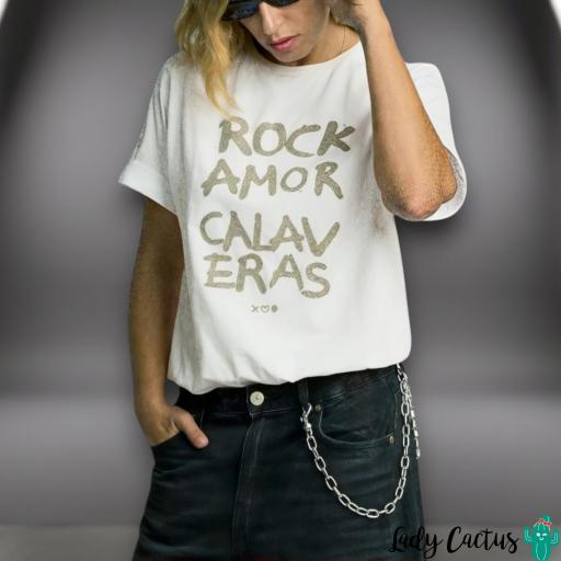 Camiseta Florence Blanca de Aire Retro [1]