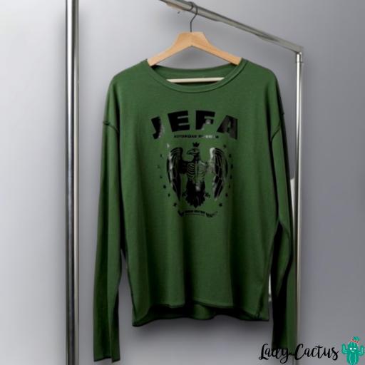 Camiseta Jefa Verde Aire Retro [6]