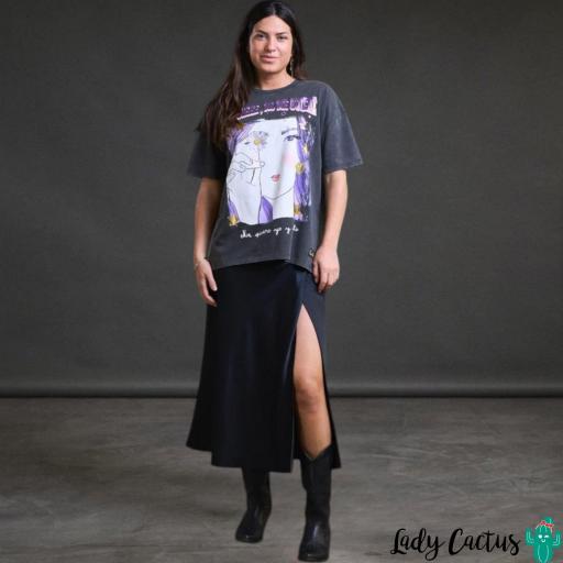 Camiseta Margarita Anabel Lee oversize fade out