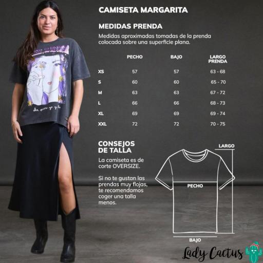 Camiseta Margarita Anabel Lee oversize fade out [7]