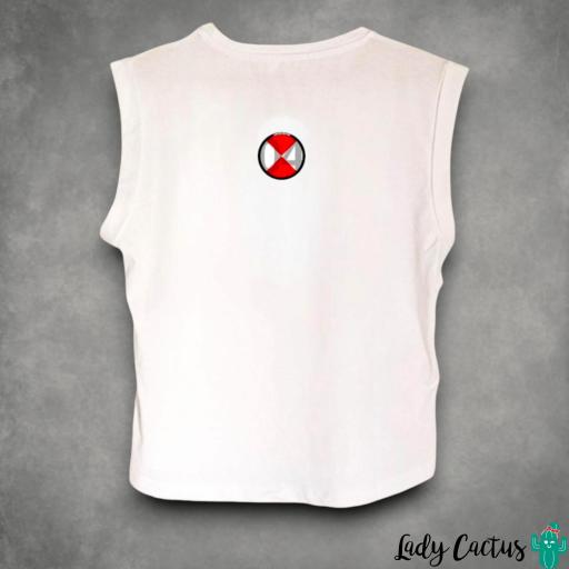 Camiseta de mujer Lasal ONCE blanco | Lady Cactus | Edición limitada  [1]