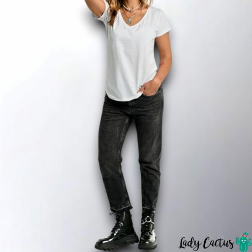 Camiseta Problemas Blanca Aire Retro [3]