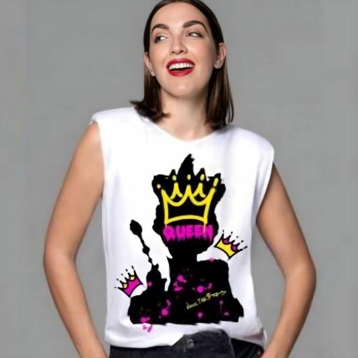 Camiseta Queen Blanca - Noc the Brand [0]