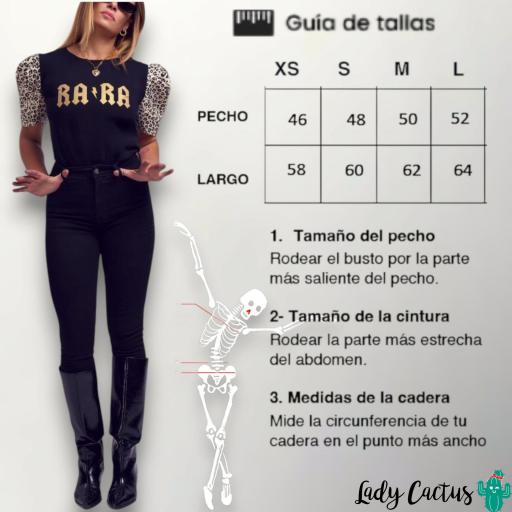 Camiseta Rara & Leopardo Aire Retro [4]