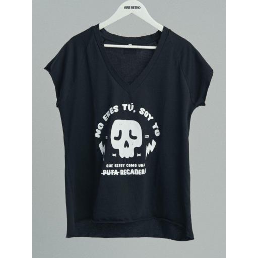 Camiseta Negra “Regadera” Aire Retro [3]