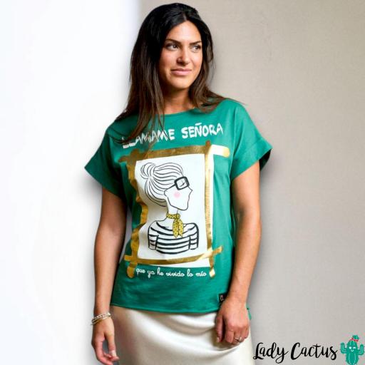 Camiseta "Llamame Señora" Anabel Lee
