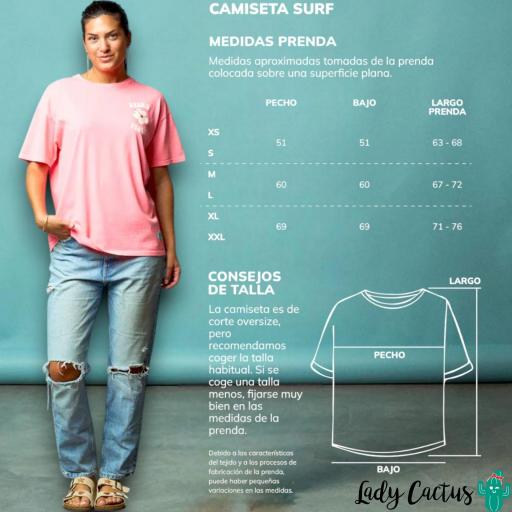 Camiseta Surf Rosa de Anabel Lee [7]