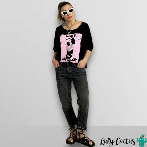 Camiseta Lady Nostalgia de Aire Retro [1]