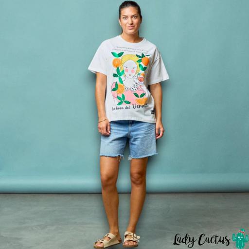 Camiseta Vermut Blanca de Anabel Lee