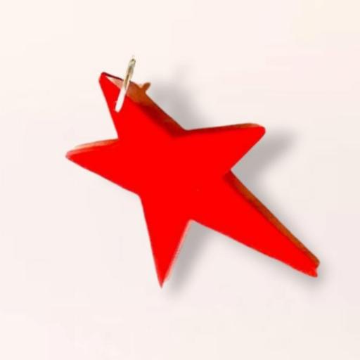 Charm Estrella Rojo de Resina - Lady Cactus [1]