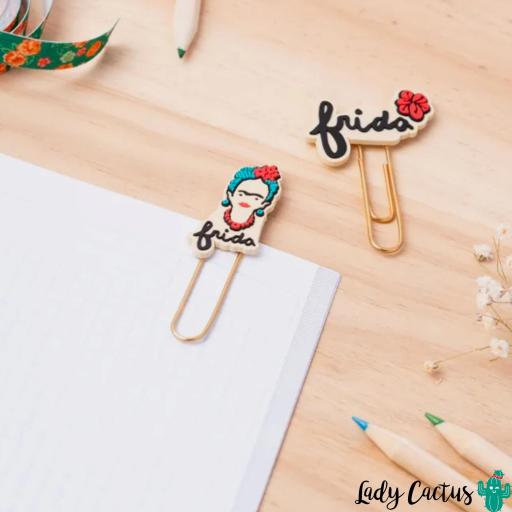 Set de Clips con Topper Frida Kahlo [5]