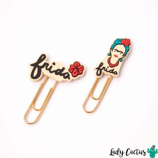 Set de Clips con Topper Frida Kahlo [1]