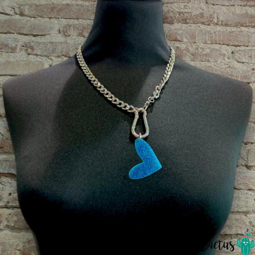 collar-charm-corazón-azul-lady-cactus