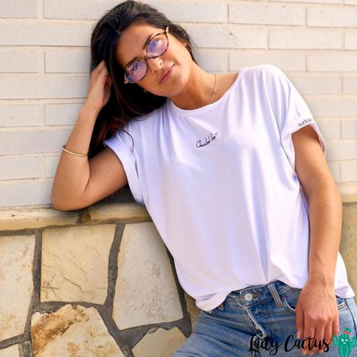 Camiseta Básica Blanca Actitud + Anabel Lee [1]