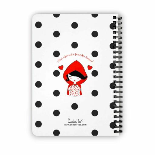 Cuaderno Blanco Caperucita de Anabel Lee [1]