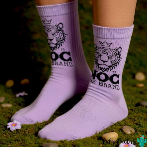 Calcetines Tiger Lila de Noc the Brand [3]