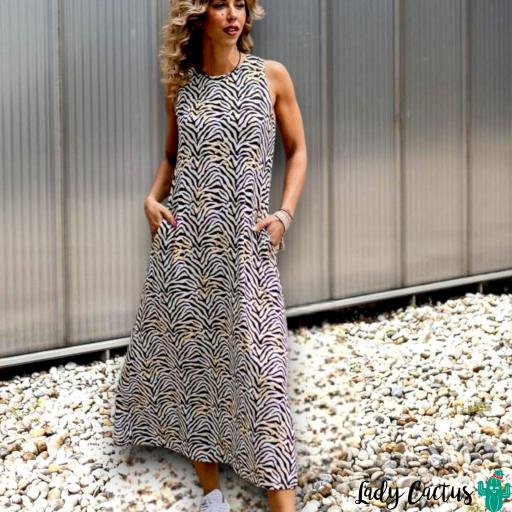 Vestido Zebra Mad Influence [3]