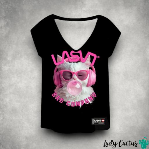Camiseta Cat Negra de LASAL [2]