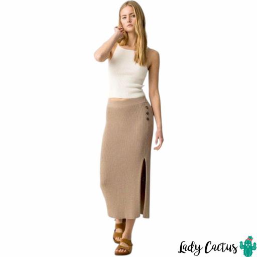 Falda Polly Entubada Canalé de Tiffosi