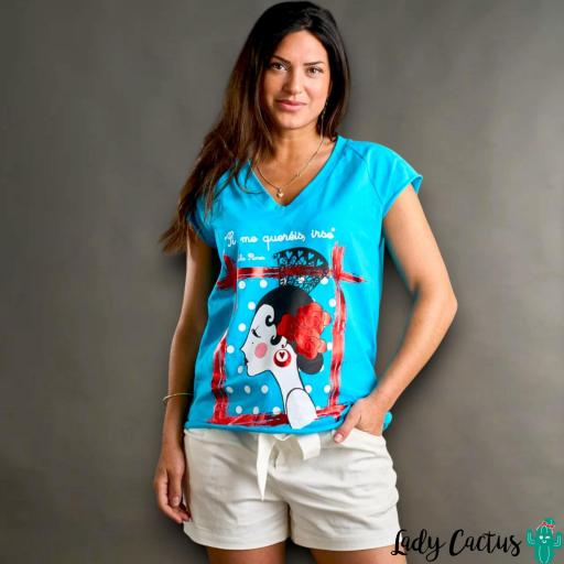 Camiseta Lola Anabel Lee oversize mujer