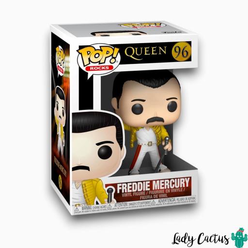 Funko Pop Freddie Mercury Wembley 1986 – Figura Oficial Funko Rocks