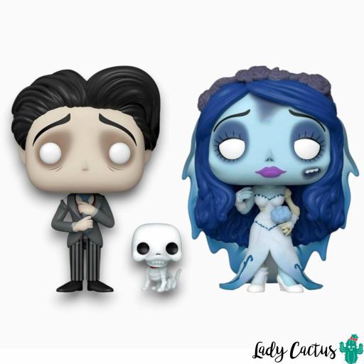 Pack Funko Pop Emily y Victor con Scraps – La Novia Cadáver [1]