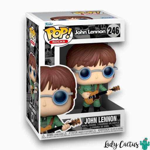 Funko Pop John Lennon Military Jacket – Figura Oficial Funko Rocks