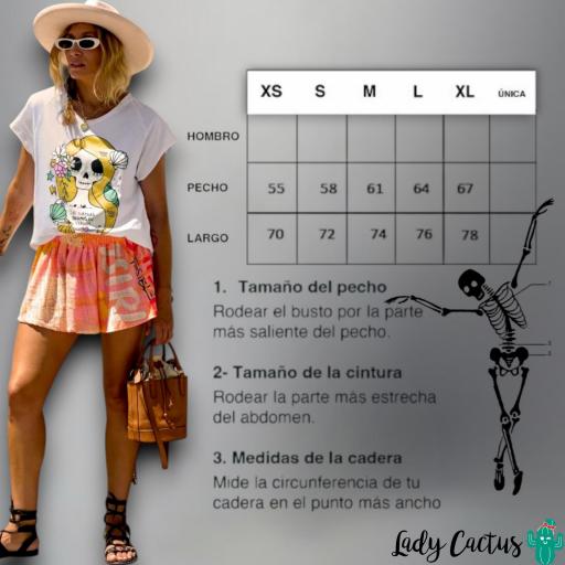 Camiseta Chica "Sirena" Blanca de Aire Retro [4]
