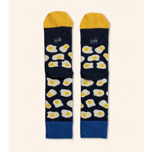 Calcetines "Te quiero un huevo" Blue - low impact [3]
