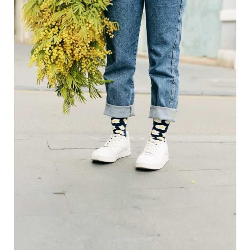 Calcetines "Te quiero un huevo" Blue - low impact [1]