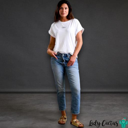 Camiseta Básica Blanca Actitud + Anabel Lee [2]