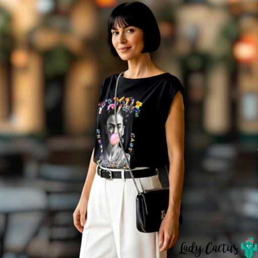 Camiseta Frida Negra de LASAL [3]