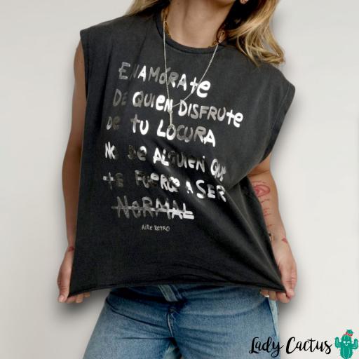 Camiseta Chica Enamórate Fade Out Aire Retro [2]