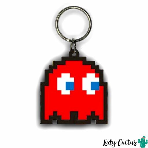 Llavero Pac-Man Blinky Pyramid International – PVC Oficial [1]