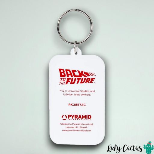 Llavero Regreso al Futuro OUTATIME Pyramid International – PVC Oficial [2]
