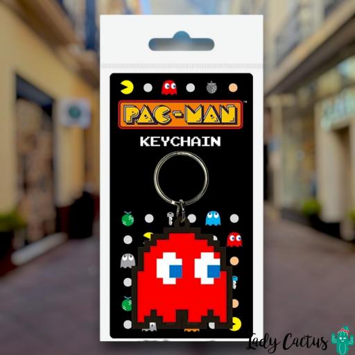 Llavero Pac-Man Blinky Pyramid International – PVC Oficial