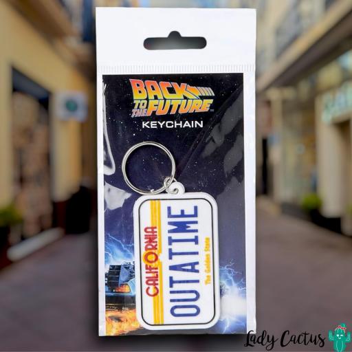 Llavero Regreso al Futuro OUTATIME Pyramid International – PVC Oficial [0]