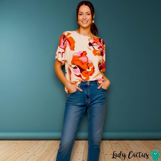 Blusa Gandía Blanca de Smile [1]
