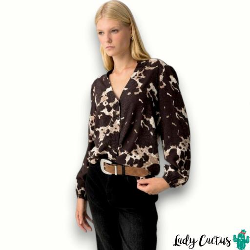 Camisa Qatar Marrón de Tiffosi [1]