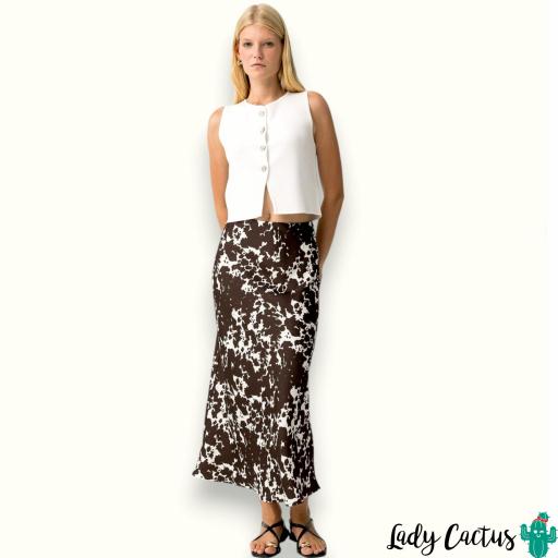 Falda Kansas de Tiffosi - Animal Print