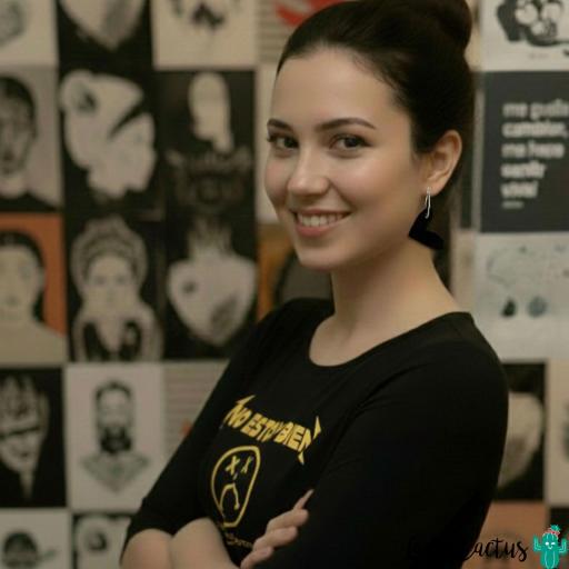 Pendientes Corazón Negro Lady Cactus [1]