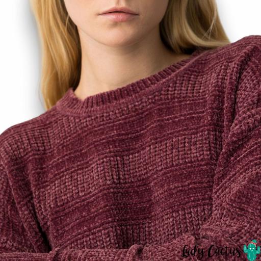 Jersey Policena de Tiffosi en rayas color higo [4]