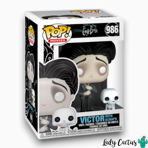 Pack Funko Pop Emily y Victor con Scraps – La Novia Cadáver [2]